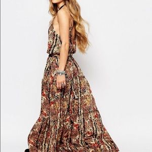 Free People Valerie floral tiered maxi dress